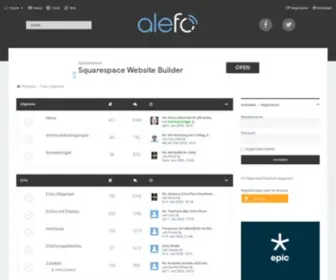 Alefo.de(Das inoffizielle deutsche Alexa und Echo Forum) Screenshot