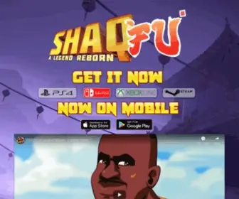 Alegendreborn.com(The Official site for Shaq Fu) Screenshot