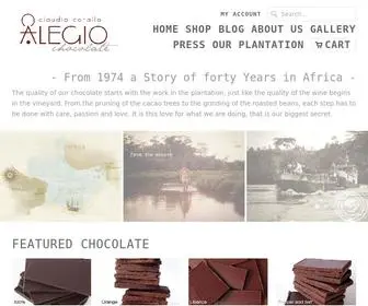 Alegio.com(Chocolaté) Screenshot