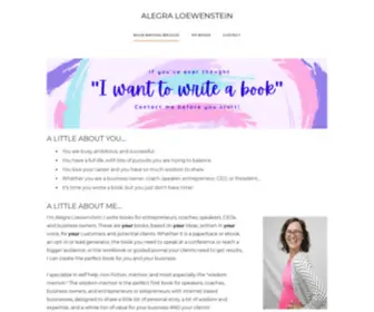 Alegraloewenstein.com(Small Steps to Health) Screenshot