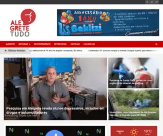 Alegretetudo.com.br(Portal Alegrete Tudo) Screenshot