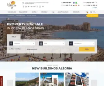 Alegria-Realestate.com(From € 30 000) Screenshot