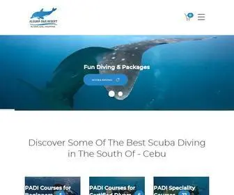 Alegriadiveresort.com(Scuba Diving in Cebu) Screenshot