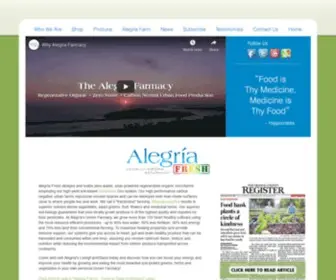 Alegriafresh.com(Alegría Fresh… Locally) Screenshot
