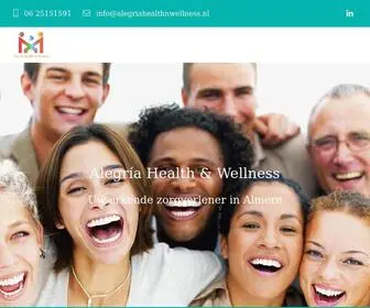 Alegriahealthnwellness.nl(Alegría Health & Wellness) Screenshot