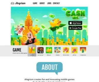 Alegrium.com(Alegrium) Screenshot