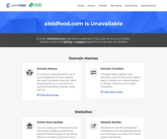 Aleidfood.com(Top Food Distribution Company in Kuwait) Screenshot