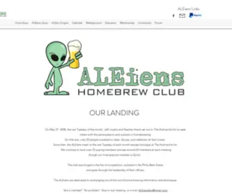 Aleiens.com(ALEiens Homebrew Club) Screenshot