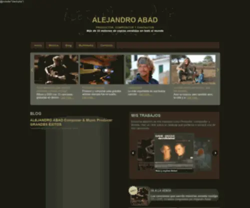 Alejandroabad.com(Alejandro Abad) Screenshot