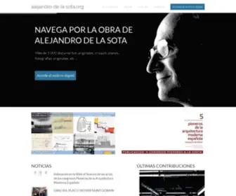 Alejandrodelasota.org(Fundación) Screenshot