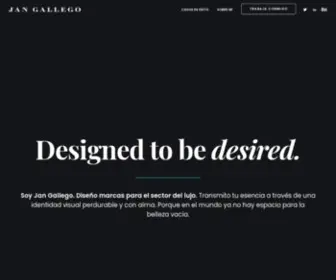 Alejandrogallego.es(JAN GALLEGO Luxury Branding) Screenshot