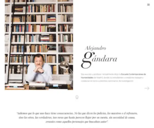 Alejandrogandara.com(Inicio) Screenshot