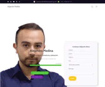 Alejandromedinamarketing.com(Especialista en marketing digital y comercio electrónico) Screenshot