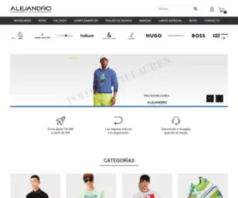 Alejandromoda.com(Alejandro Moda) Screenshot