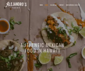 Alejandrosmexicanfood.com(Alejandro's Mexican Food) Screenshot