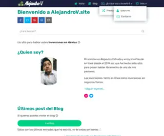 Alejandrov.site(Bienvenido a) Screenshot