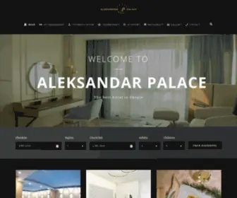 Aleksandarpalace.com.mk(Aleksandar Palace) Screenshot