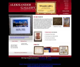 Aleksandersframing.com(Aleksander Gallery) Screenshot