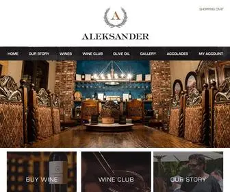 Aleksanderwine.com(Aleksander Wine) Screenshot