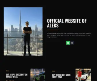 Aleksmusicofficial.com(Just another WordPress site) Screenshot