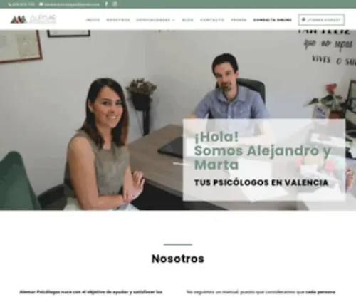 Alemarpsicologos.es(Alemarpsicologos) Screenshot