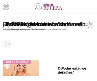 Alemdabeleza.com.br(Página Inicial) Screenshot