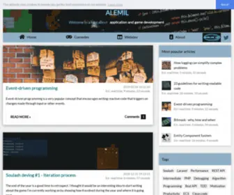 Alemil.com(Gamedev Blog) Screenshot