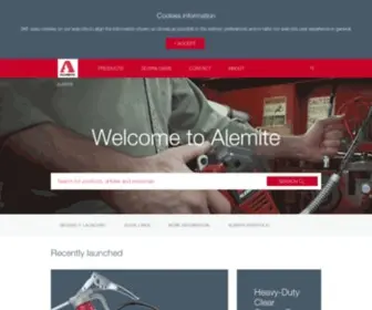 Alemite.com(SKF) Screenshot