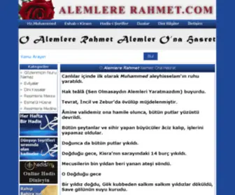 Alemlererahmet.com(Muhammed (s.a.v)) Screenshot