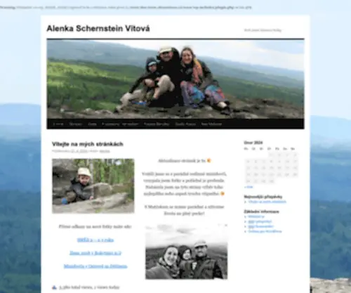 Alenavitova.cz(Alenka Schernstein Vítová) Screenshot