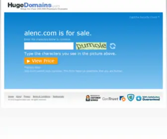 Alenc.com(Choosing the right domain name can be overwhelming. Our personalized customer service) Screenshot