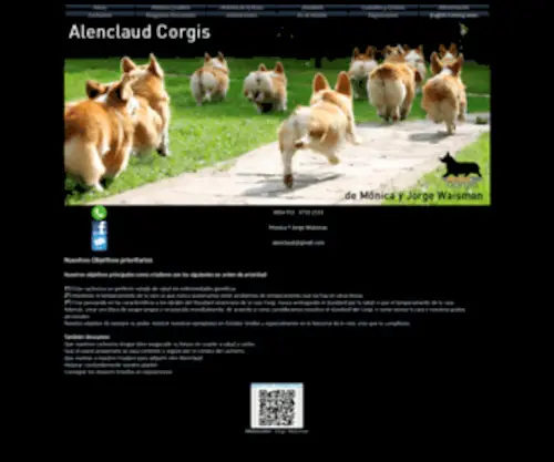 Alenclaud.com(Alenclaud Collies & Corgis) Screenshot