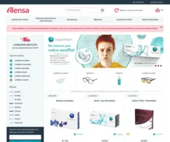 Alensa.fr(Lentilles de contact) Screenshot