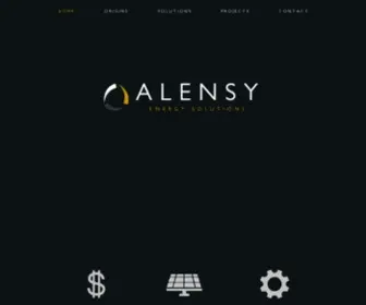 Alensycc.com(Alensy Energy Solutions) Screenshot