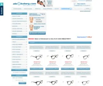 Aleokulary.com(Okulary oraz oprawki) Screenshot