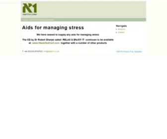 Aleph1.co.uk(Aids for managing stress) Screenshot