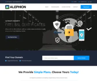 Alephion.com(One Host) Screenshot