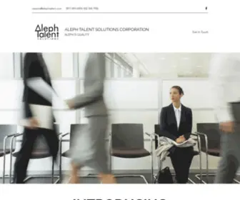 Alephtalent.org(Aleph Talent Solutions) Screenshot