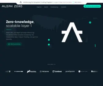AlephZero.org(Aleph Zero) Screenshot