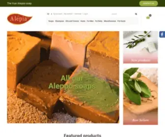 Alepia.com(Cosmétiques naturels éthiques et biologiques) Screenshot