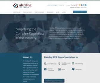 AlerdingcPagroup.com(Alerding CPA Group) Screenshot