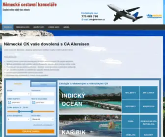 Alereisen.cz(Německé cestovní kanceláře) Screenshot