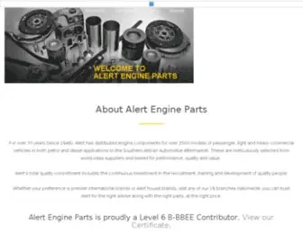 Alert.co.za(Alert Engine Parts) Screenshot