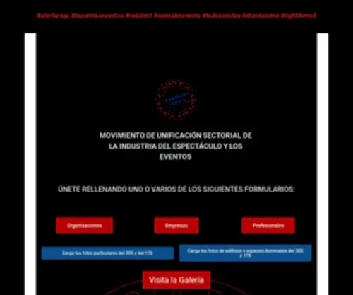 Alertarojaeventos.com(Alerta Roja Eventos) Screenshot