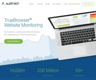 Alertbot.com(Website Monitoring By AlertBot) Screenshot