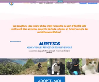 Alertesos.com(Association Alerte SOS) Screenshot