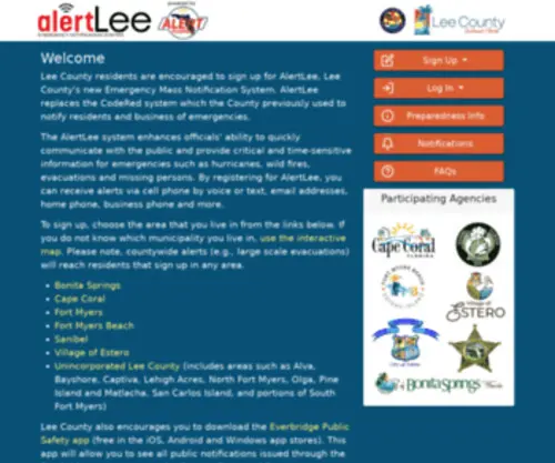 Alertlee.com(Alert Lee) Screenshot
