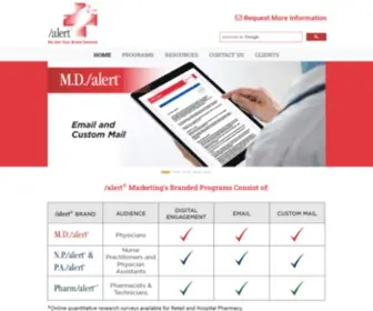 Alertmarketing.com(/alert®) Screenshot