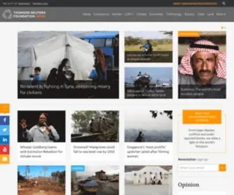 Alertnet.org(Thomson Reuters Foundation News) Screenshot