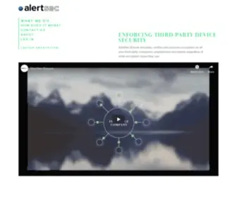 Alertsec.com(Computer security software) Screenshot